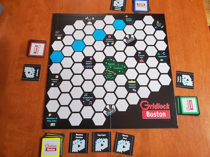 Image of Gridlock Boston game board